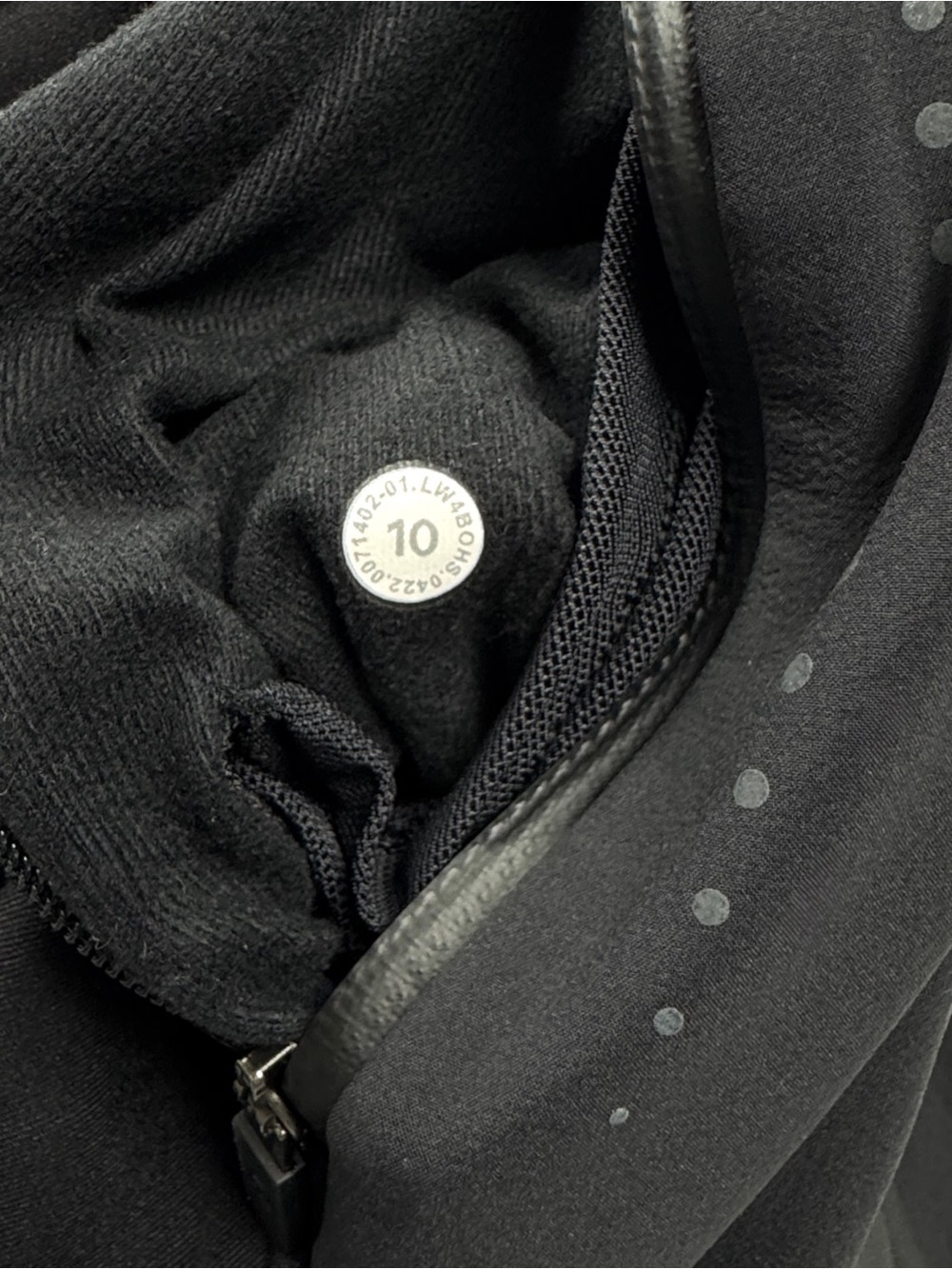 lululemon Cross Chill Black Jacket *RepelShell Size 10 - Picture 12 of 16